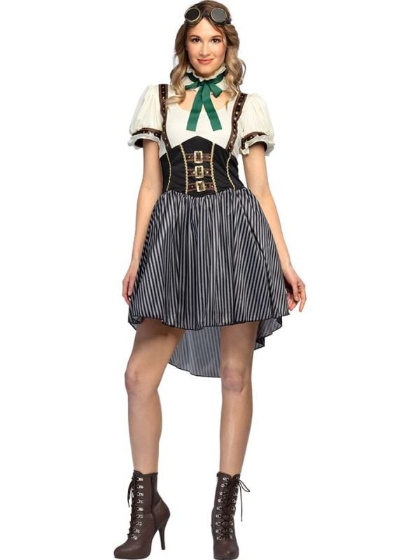 Streampunk Explorer dames kostuum