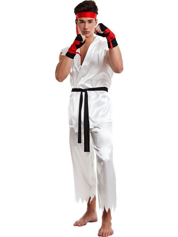 Street fighter kostuum heren