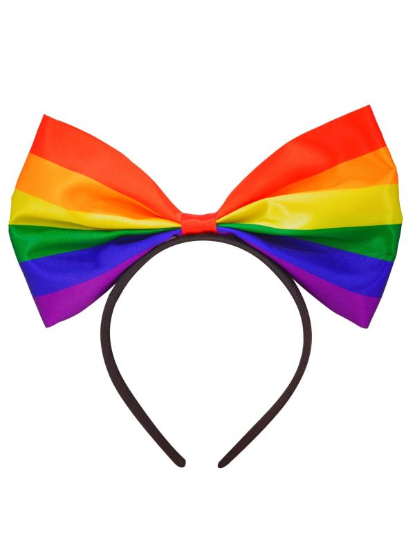 Strik Haarband Regenboog Vrouwen