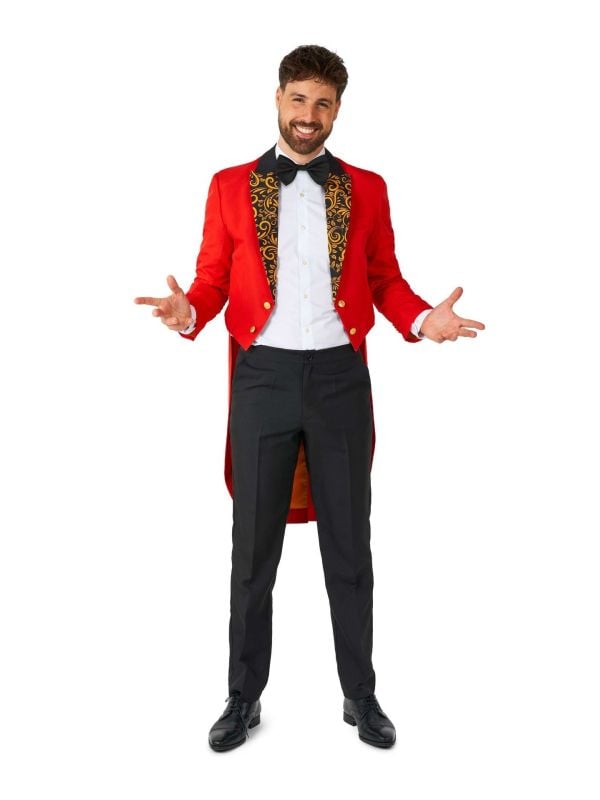 Suitmeister Men's Pak Circus Tailcoat Pak Rood