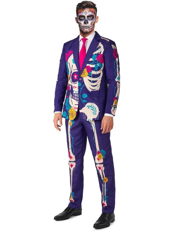Suitmeister Men's Pak Sugar Skull Paars