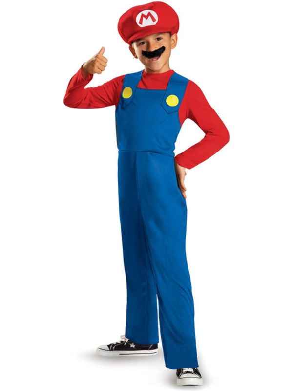 Super Mario Pak Jongens Blauw en Rood main product photo