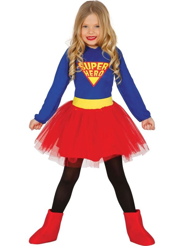 Superhero jurkje meisjes