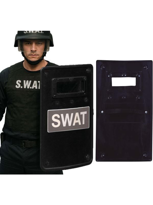 SWAT Schild Zwart Carnaval