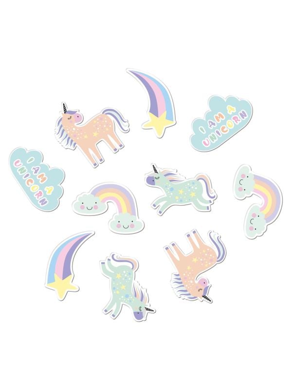 Tafelconfetti XL Unicorns en Rainbows