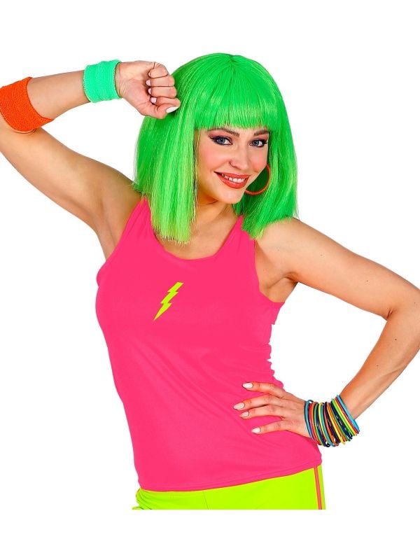 Tanktop roze neon