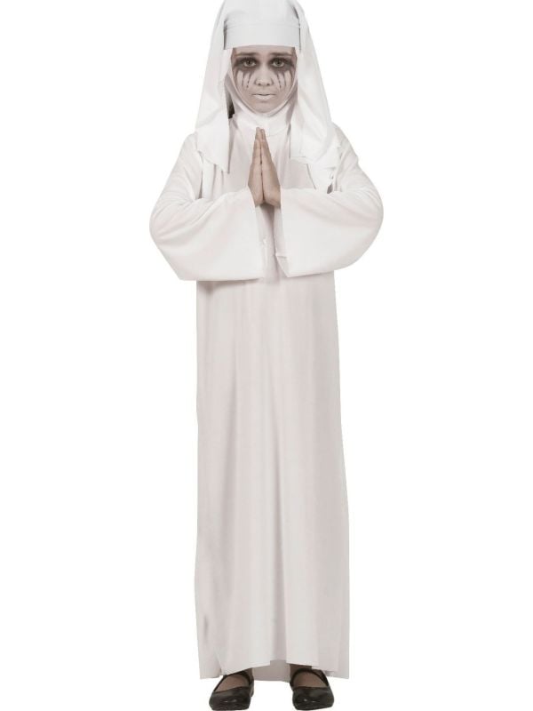 The Nun wit gewaad meisje