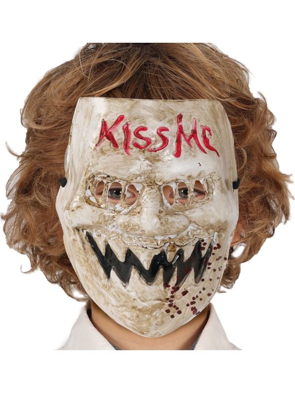 The Purge kiss me masker kind halloween