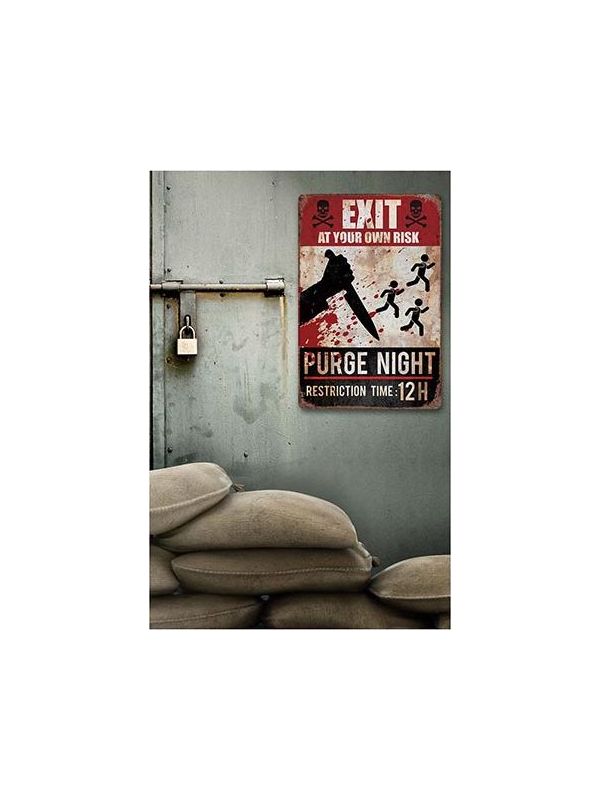 The Purge poster 24 x 36 cm halloween main product photo