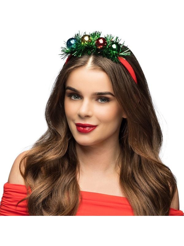 Tiara met Kerstballen
