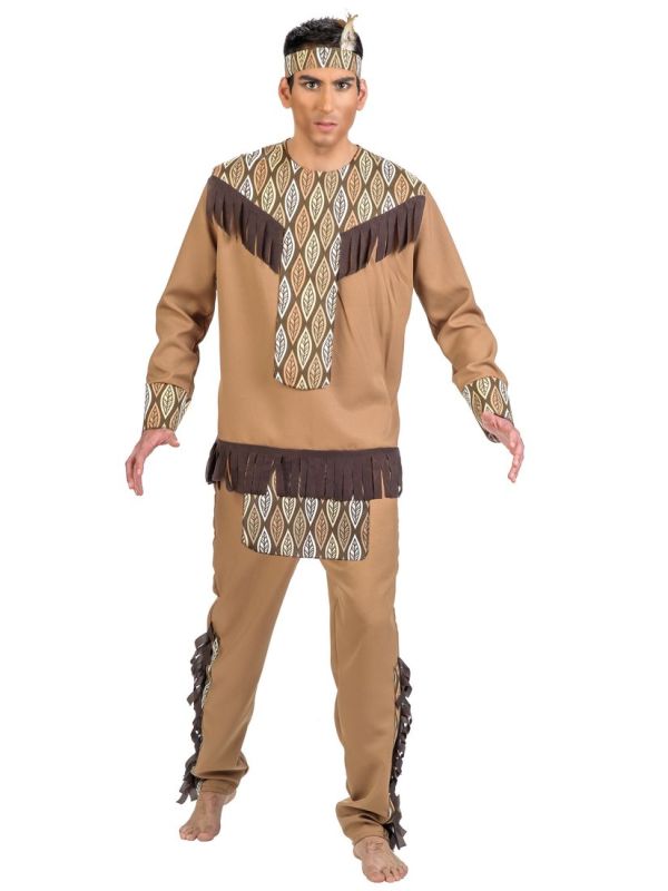 Topange bruin Indianen pak main product photo