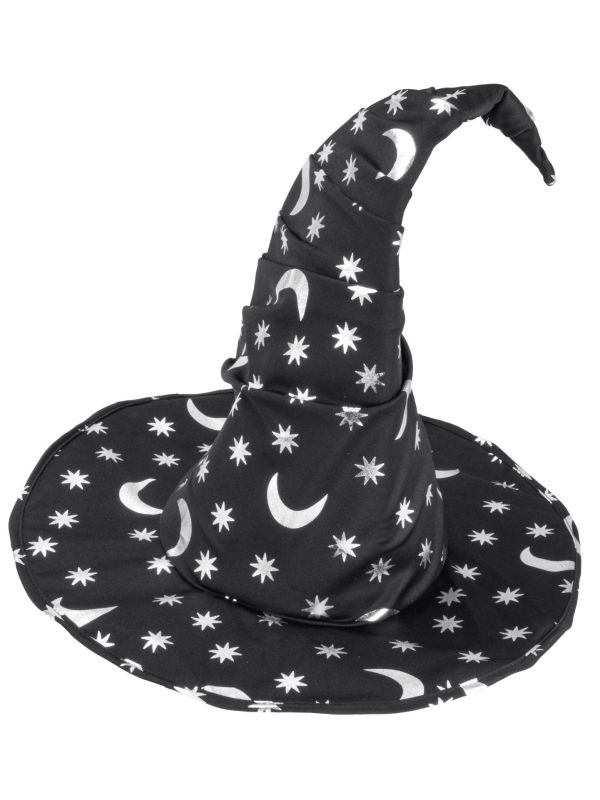 Tovenaarshoed Zwart Halloween Dames Heren