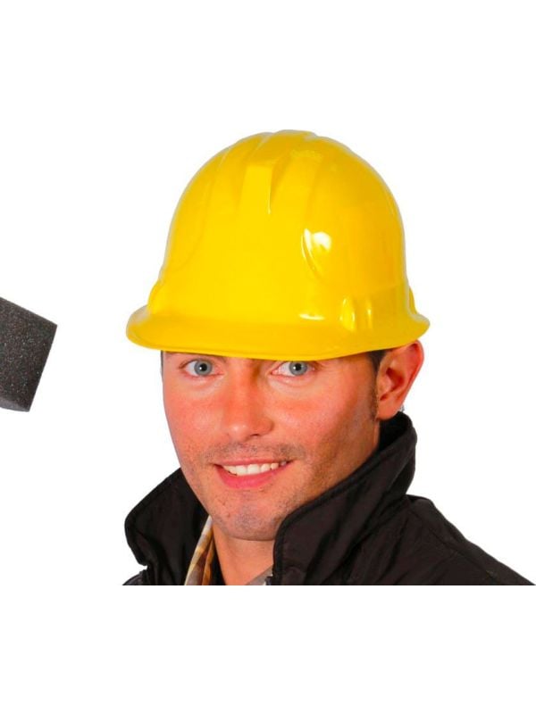 Traditionele bouwvakkershelm