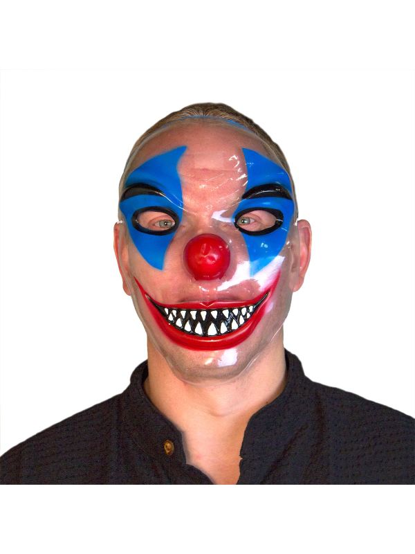 Transparant horror clownsmasker