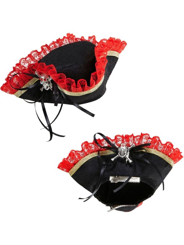 Tricorn mini piratenhoed