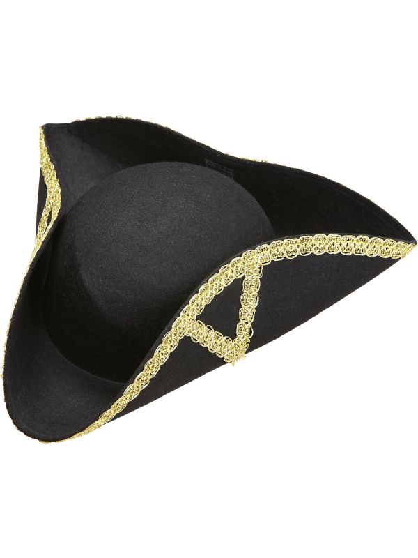 Tricorn piraat hoed