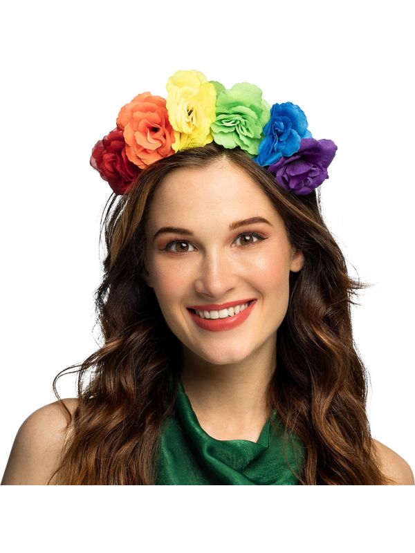 Tropische Dames Haarband Flora Regenboog