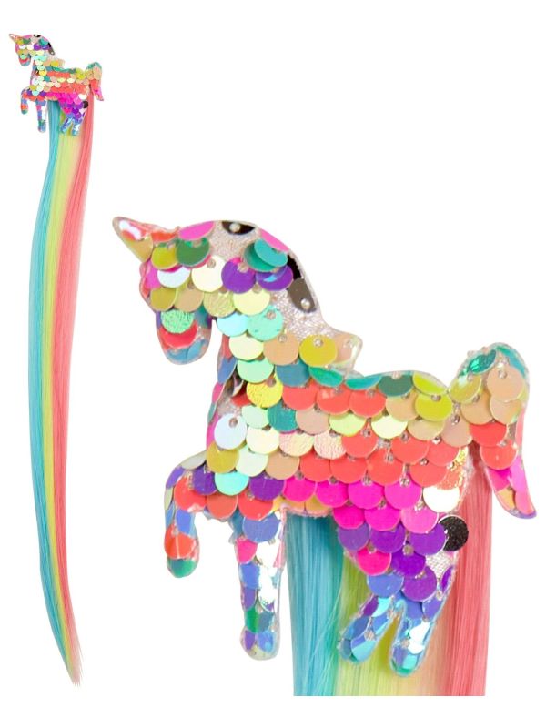Unicorn haar extension kinderen