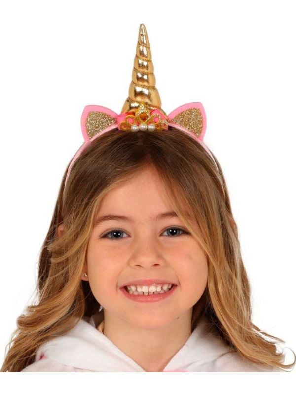 Unicorn hoorn haarband kind