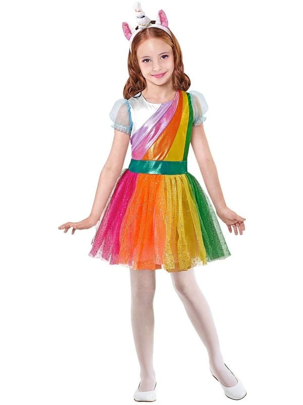Unicorn jurk kind main product photo