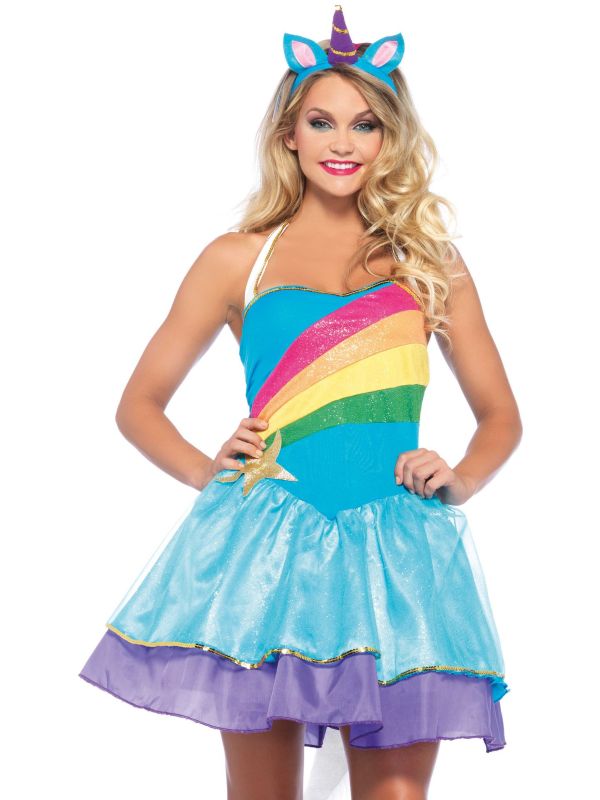 Unicorn regenboog jurkje