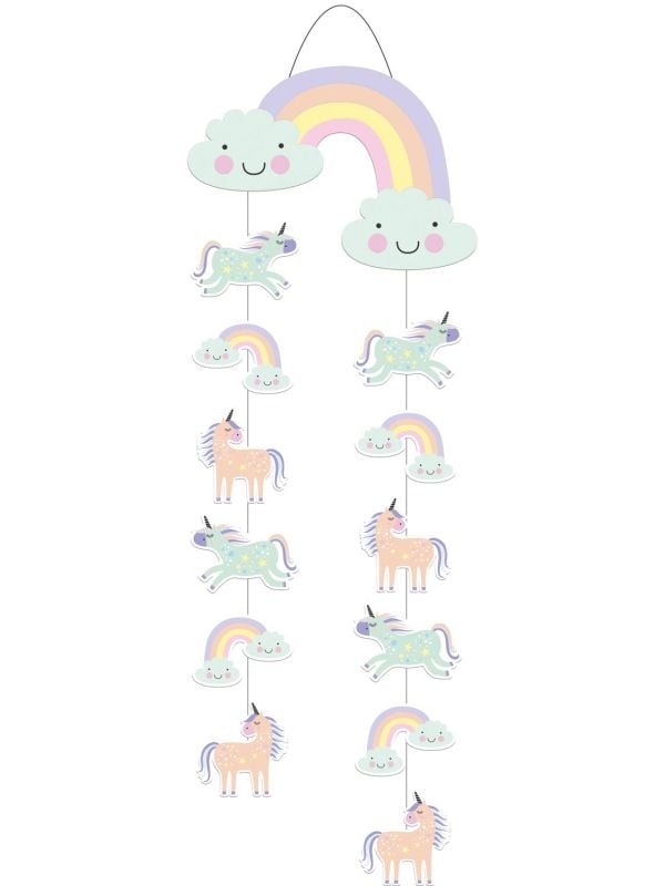 Unicorns en Rainbows hangdecoratie