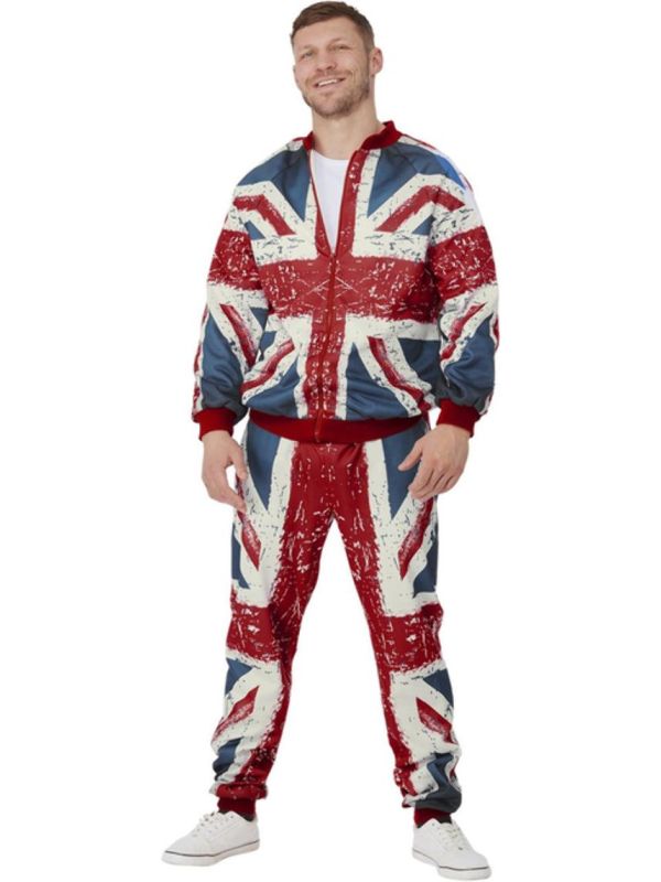 Union Jack Leisure Suit Mannen Rood en Blauw main product photo