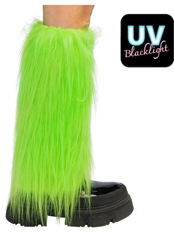 UV Festival Beenwarmers Neongroen