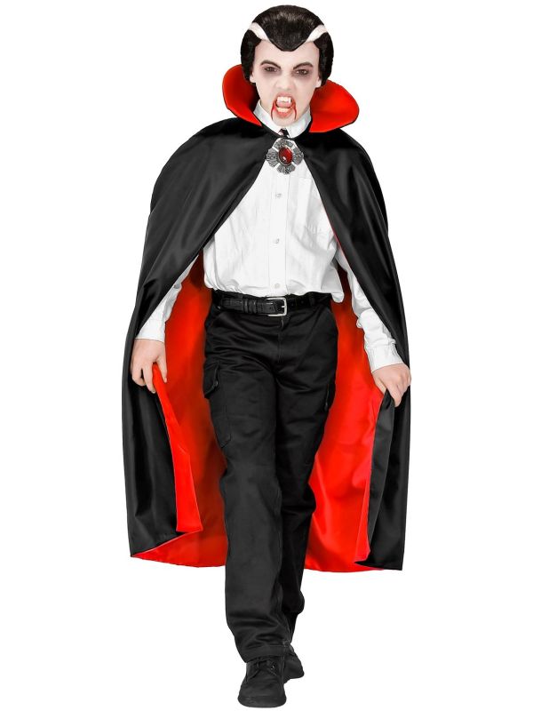 Vampier kinder cape met kraag