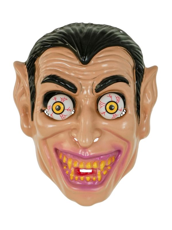 Vampier Masker met Goggly Eyes Halloween Heren