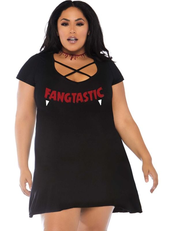Vampier plus size jurk