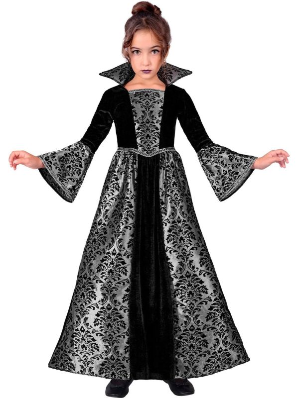 Vampieren Jurk Halloween Zwart Meisjes