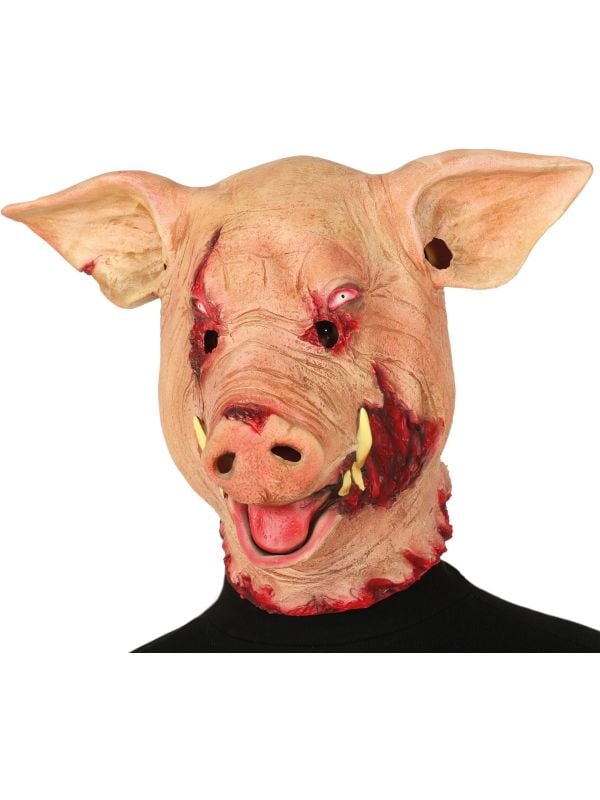 Varkenshoofd horror masker