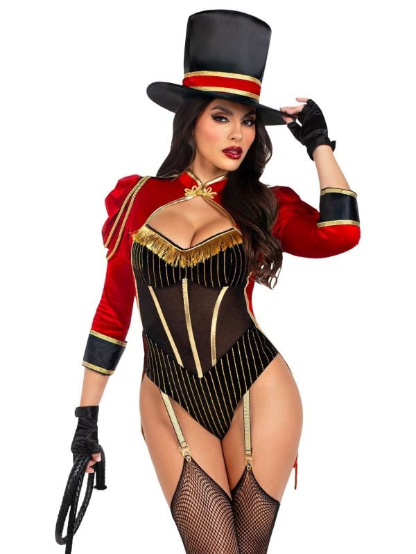 Verleidelijke Circus Dompteur Outfit voor Dames