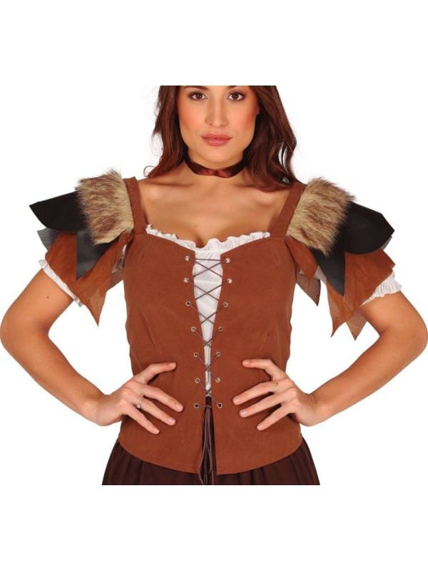 Viking vestje dames imitatieleer main product photo