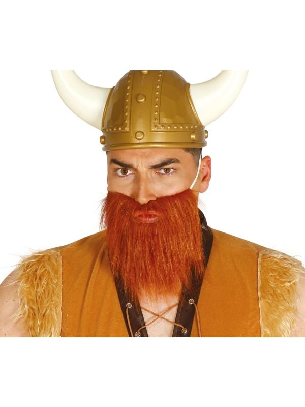 Vikingbaard kort bruin