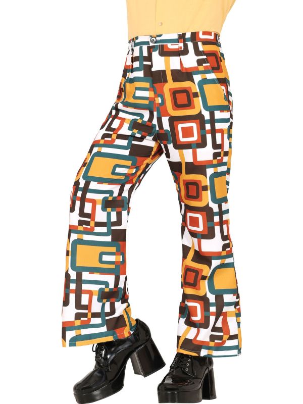 Vintage Regenboog 70's Pantalon