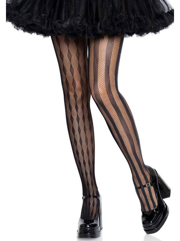Visnet panty Harlequin zwart main product photo
