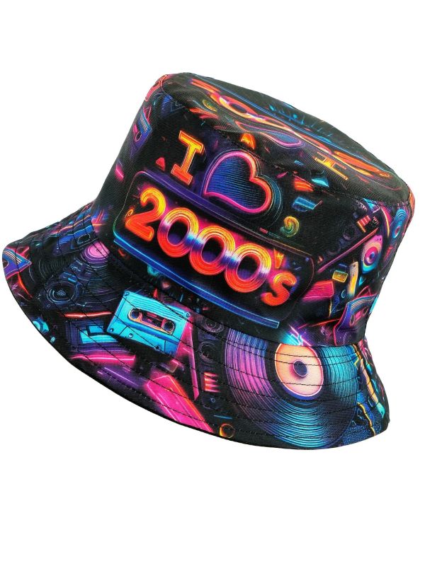 Visserhoedje 2000s Retro Dames Mannen