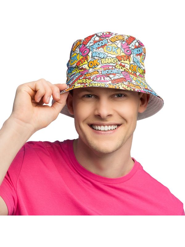 Vissershoed Pop Art Multikleur