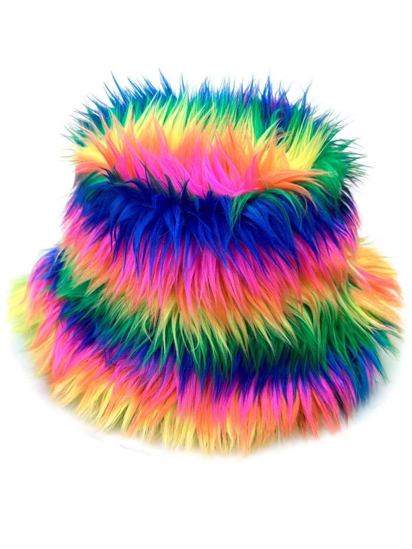 Vissershoedje Pluche Regenboog Dames Heren