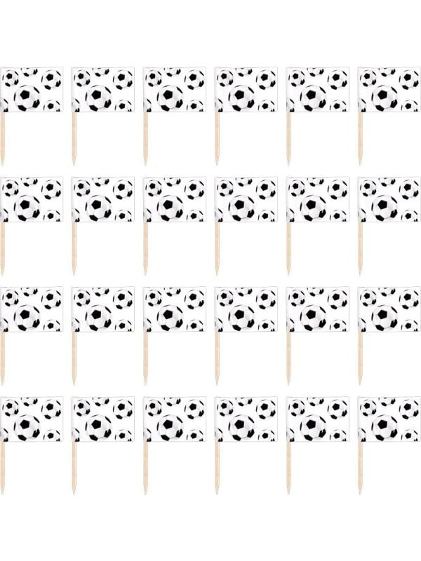 Voetbal thema prikkertjes 24x