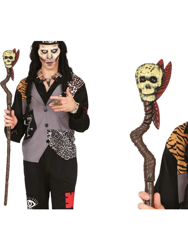 Voodoo sjamaanstaf 100 cm