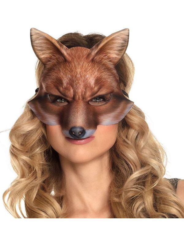 Vos halfmasker fotorealistisch