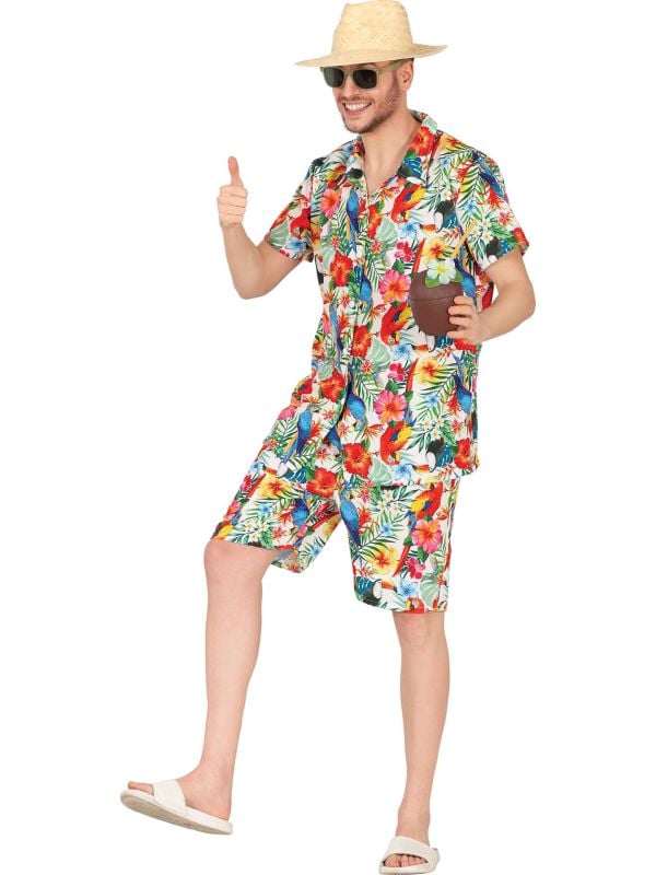 Vrolijk Gekleurd Zomer Setje Mannen