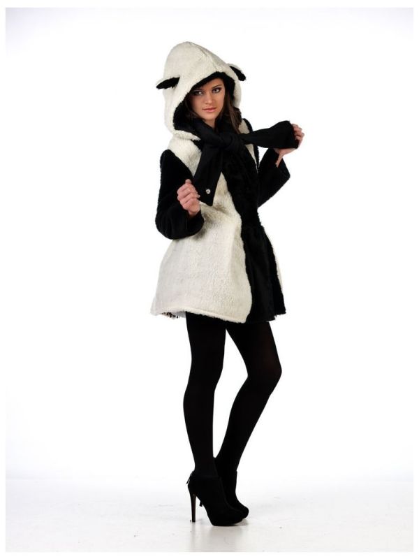 Warme Schapen Jurk met Sjaal main product photo