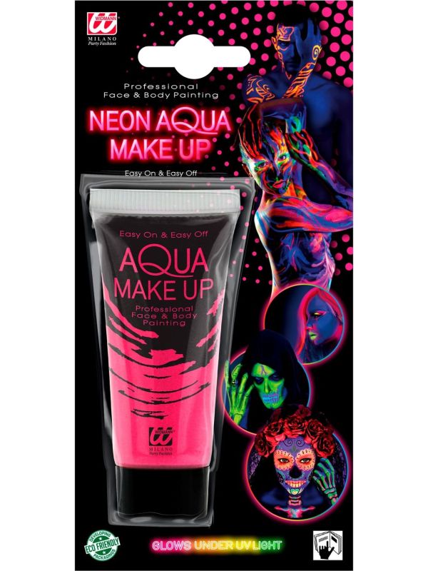 Waterbasis schmink neon roze