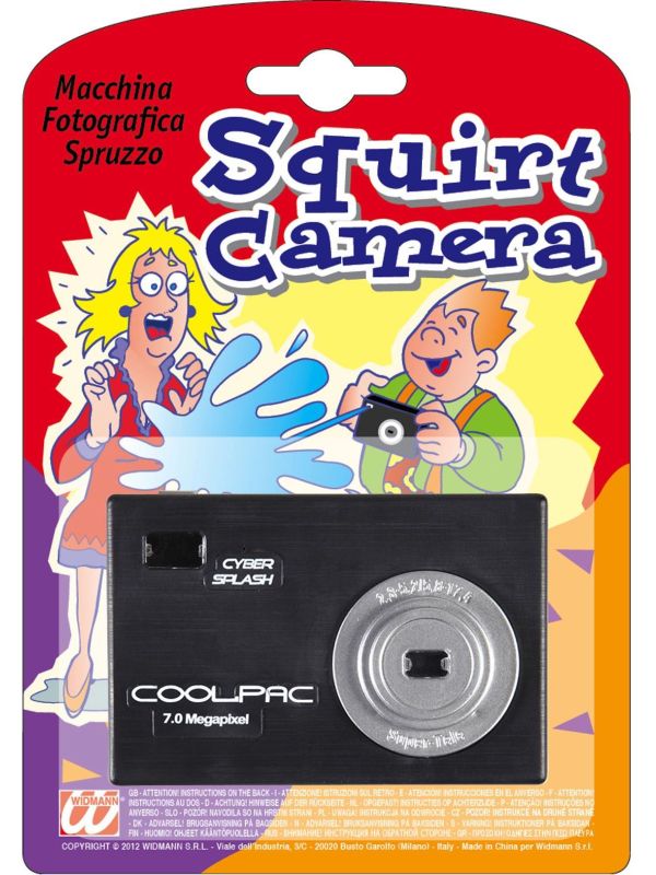Waterspuitende grappige net camera main product photo