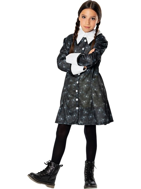 Wednesday Addams Family Outfit Meisjes