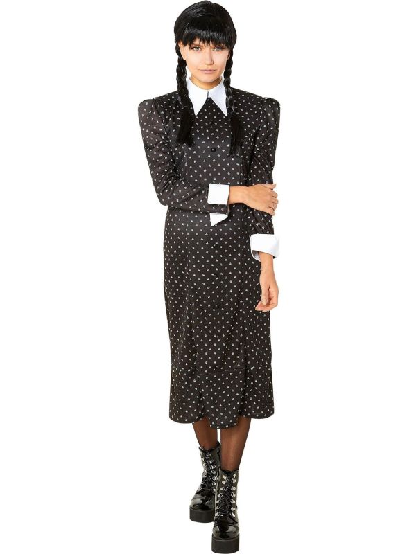 Wednesday Addams Family Outfit Vrouwen